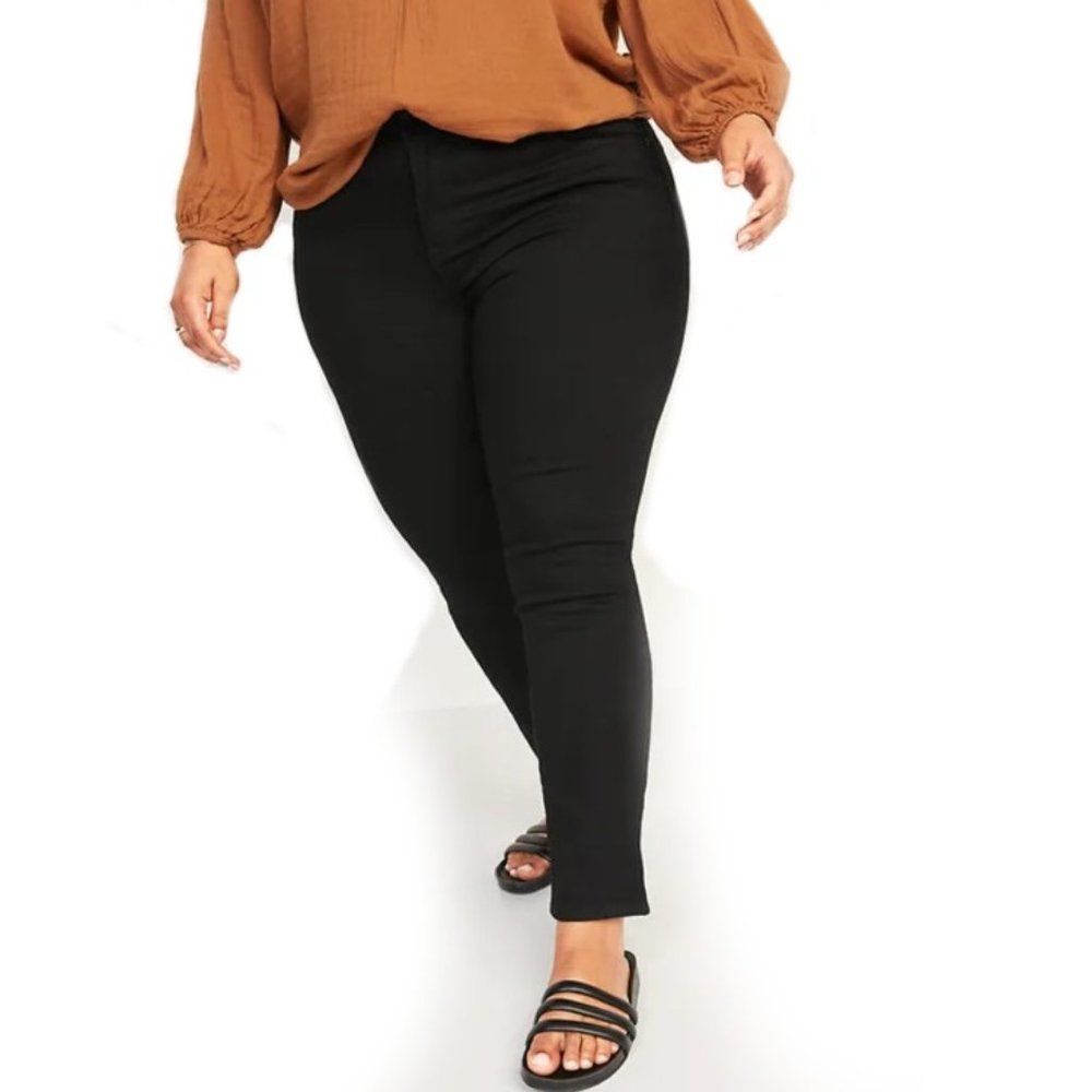 Old Navy Black Wash Pop Icon Skinny Jeans